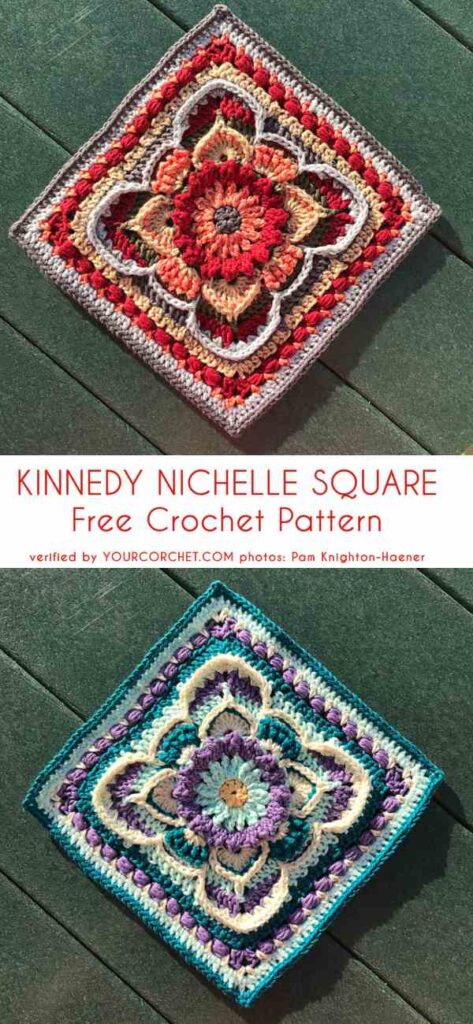 Kinnedy Nichelle Square Free Crochet Pattern - We Love Crochet