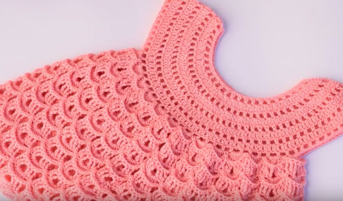 Easy Crochet Girl Dress