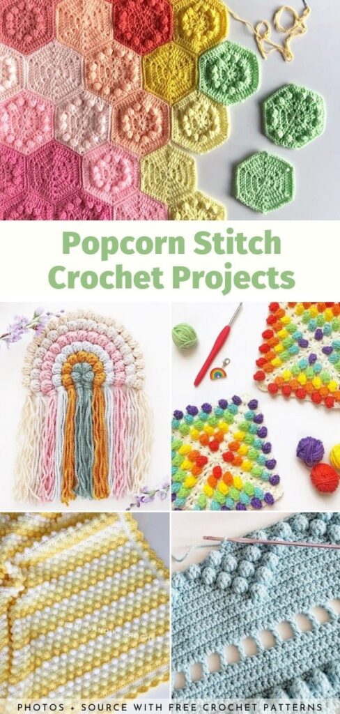 Popcorn Stitch Crochet Projects - We Love Crochet