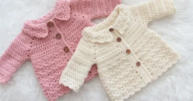Crochet Pattern for Baby Cardigan