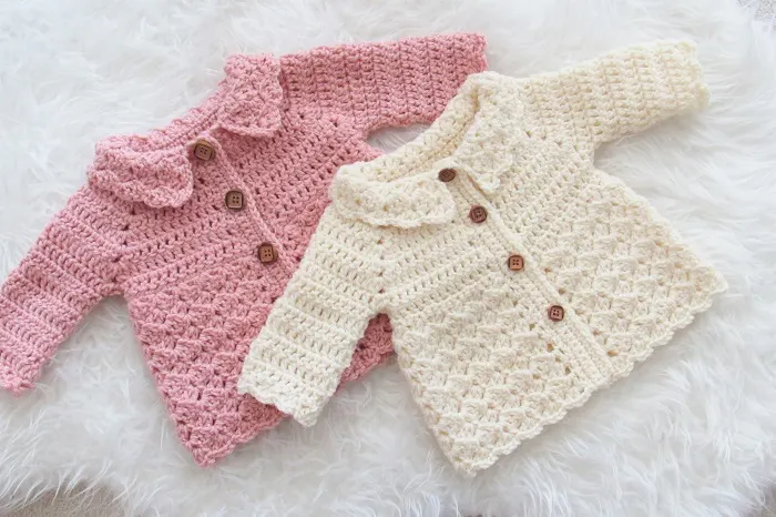 Crochet Pattern for Baby Cardigan