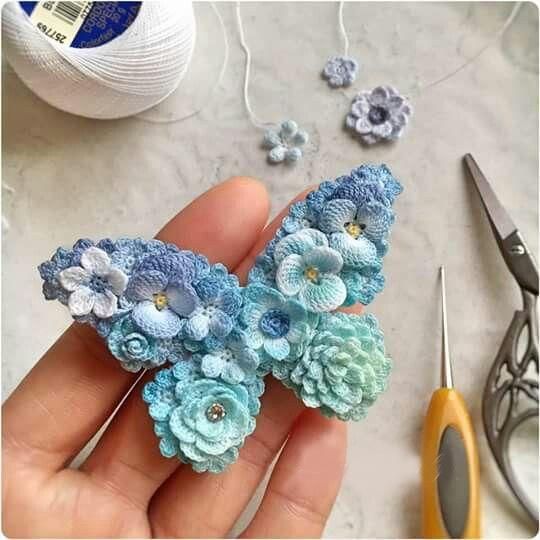 Crochet Flower Butterfly