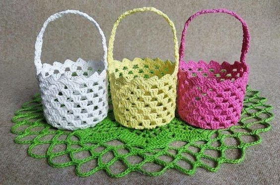 CROCHET MINI BASKET YOU CAN MAKE EASILY